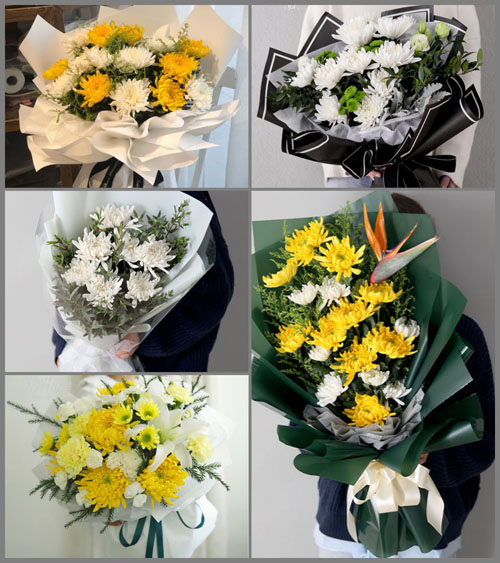 贵州黔西南州兴仁县大山乡老里齐村白事花束代送